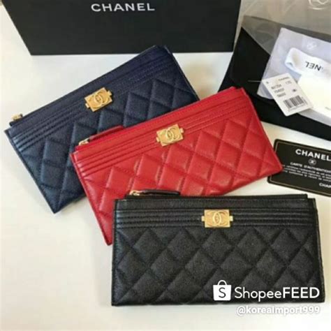 chanel all in one wallet size